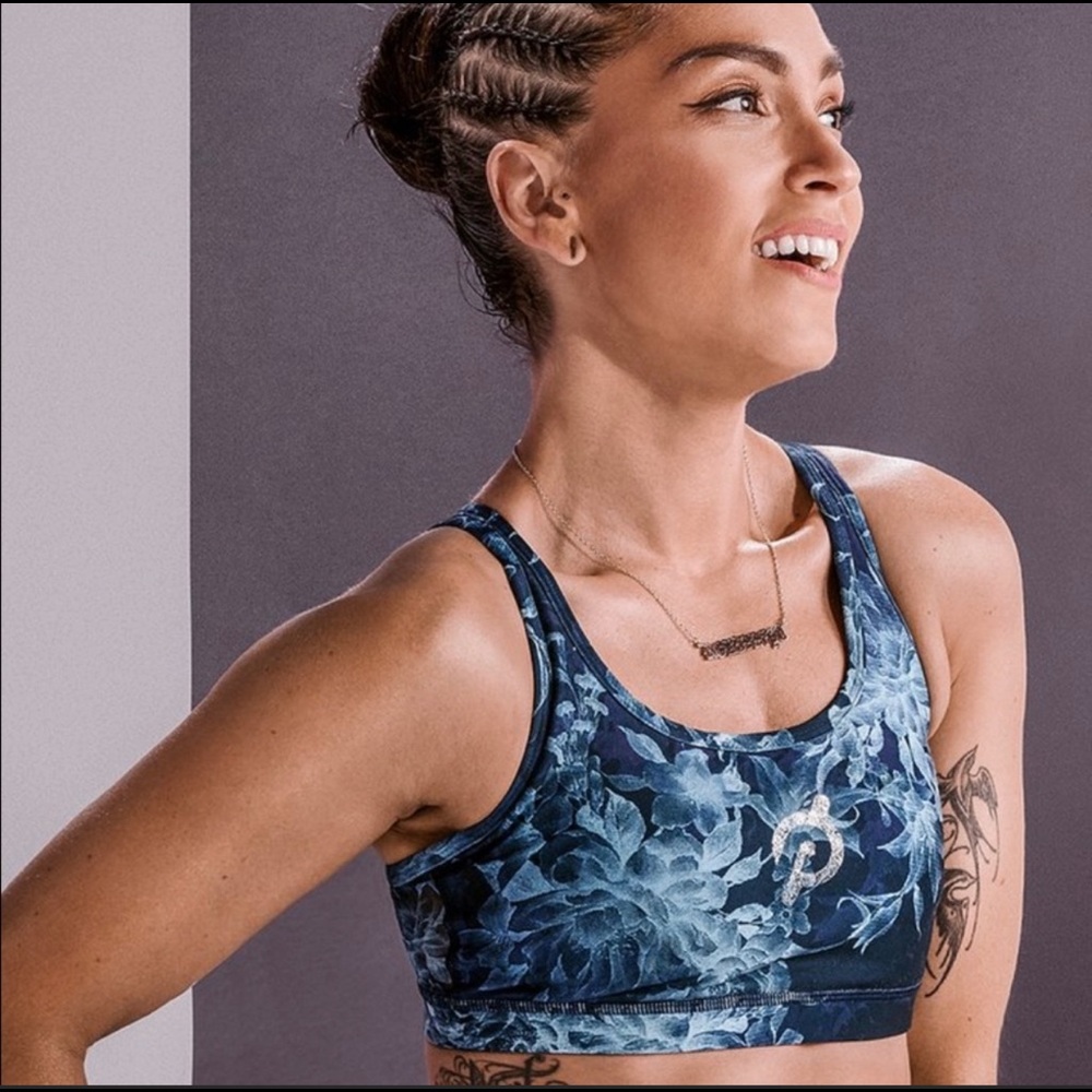 Peloton WITH Floral Sports Bra